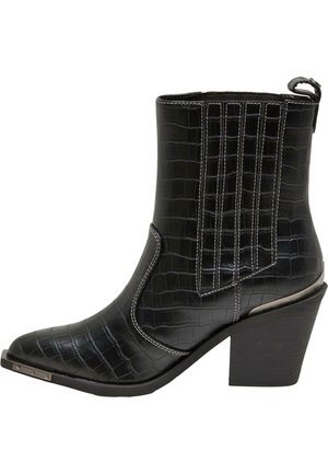 WEST CHELSEA LO  - Kaubojske/motorističke gležnjače - black croco