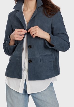 Oakwood Veste en cuir - coloured denim