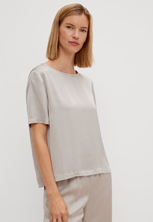 comma AUS - Bluse - helles beige