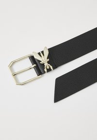 Patrizia Pepe BELT - Öv - black/light gold-coloured