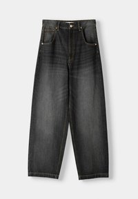 SUPER - Jean large - mottled dark grey