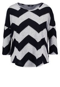 ONLY Stickad tröja - mottled light grey