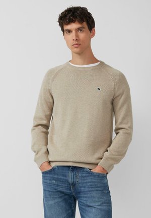 Strickpullover - beige