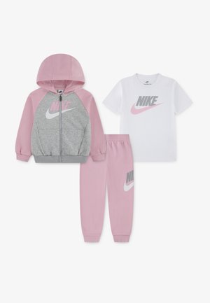 Nike Sportswear COLOR BLOCKED SET UNISEX - Tepláková souprava - medium soft pink