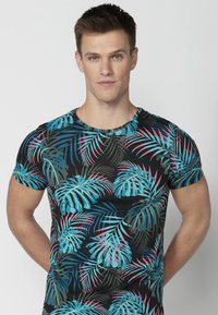 Koroshi SHORT SLEEVE  - Triko s potiskem - black
