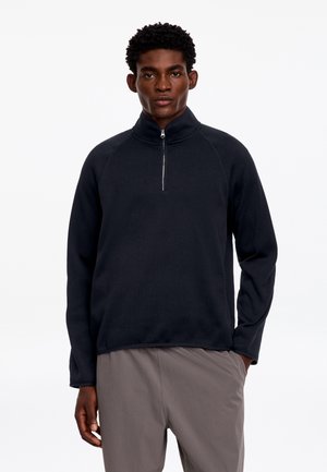 ARKET, ARKET ARKET ACTIVE HALF-ZIP JUMPER - Pullover - dark navy