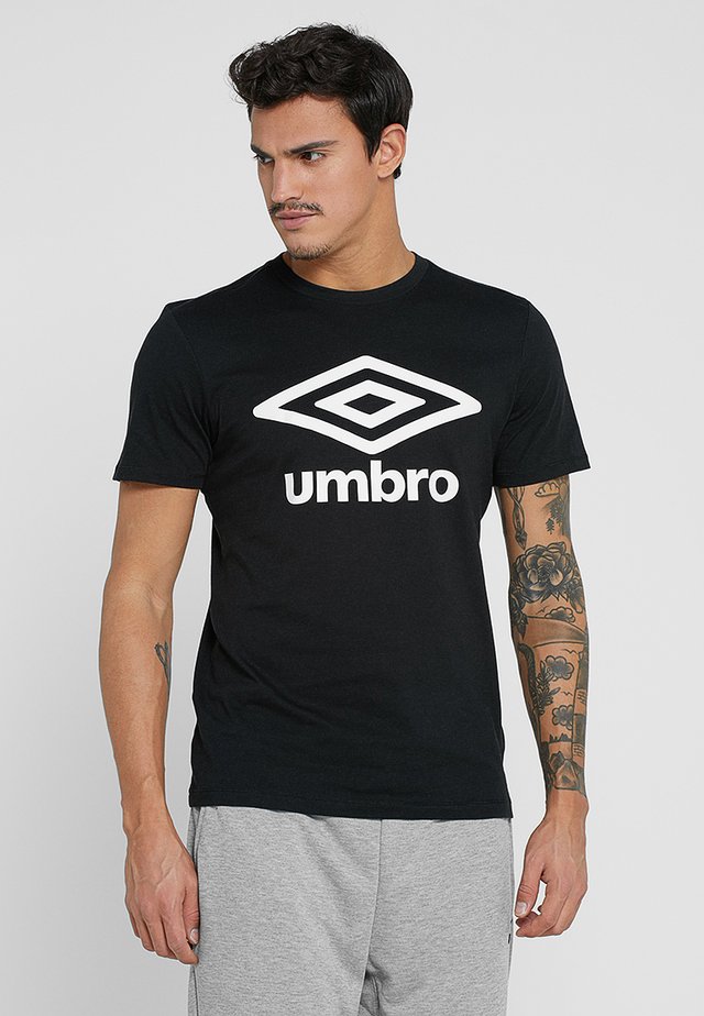 LARGE LOGO TEE - Camiseta estampada - black