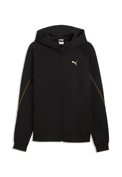 PUMA SPORT GRAPHIC HOLIDAY FULL-ZIP HOODIE FL 037 VAR - Sudadera con cremallera - screziato-mottled black — photo 3