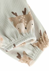 Next REGULAR FIT SET - Jerseykjole - mint green deer print