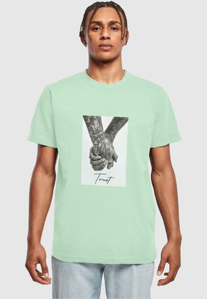 TRUST - Print T-shirt - neo mint