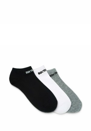LOGO 3 PACK - Sokken - black/white/grey