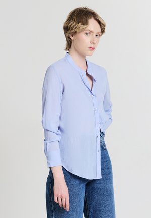 Button-down blouse - celeste chiaro