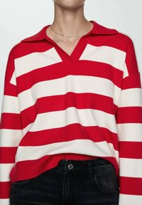 Mango Strickpullover - red