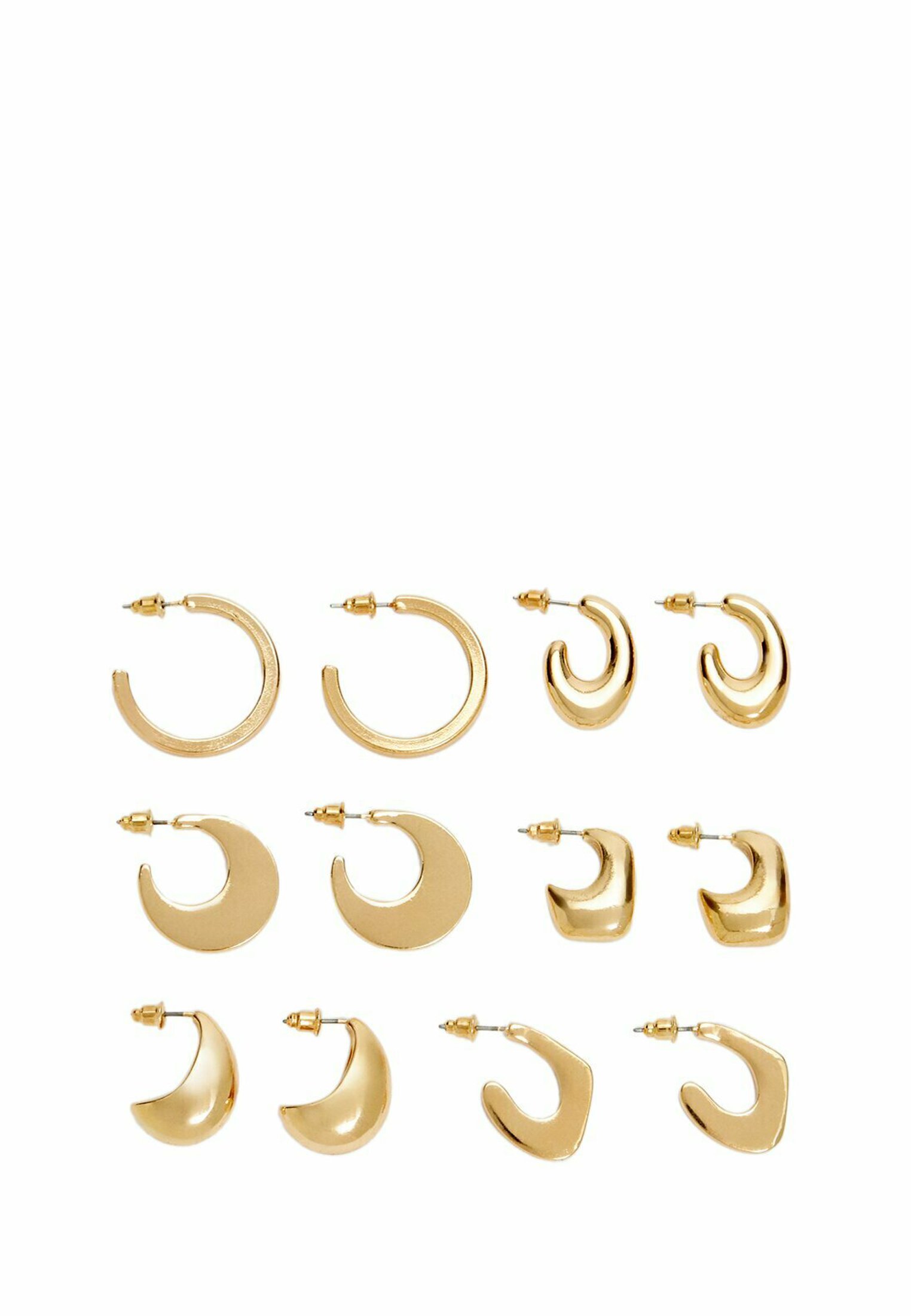 Goldmaid Orecchini Grandi Creoli Argento Sterling 925 Diamanti 60 - Foto 6