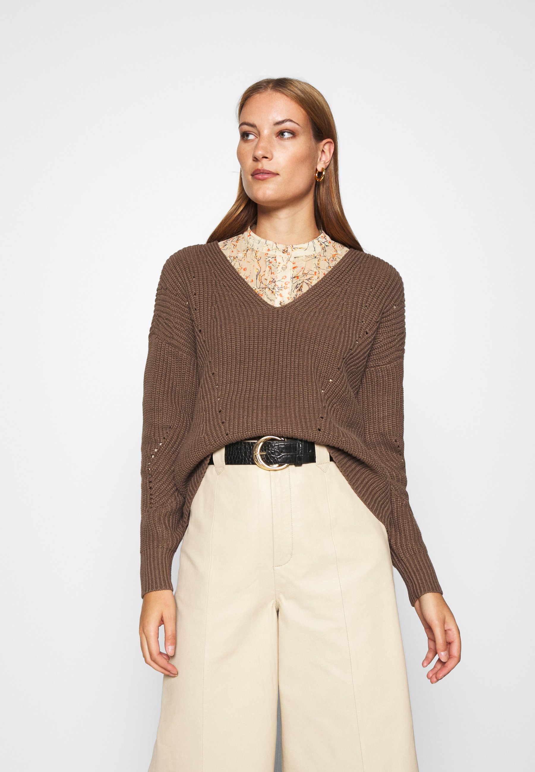 mbyM SHELLIA Trui castor grayLichtbruin Zalando.nl mbyM SHELLIA Trui castor grayLichtbruin Zalando.nl