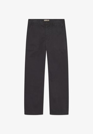 DOUBLE A BY W.W. WWHEINO STRAIGHT LEG - Püksid - black