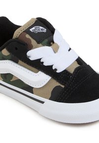 Vans KNU SKOOL ELASTIC LACE - Lauflernschuh - black/green