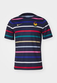 Nike Performance FRANCE FFF ACADEMY PREMATCH HOME - Tekninen t-paita - blackened blue/club gold