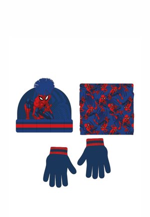 3 SET PIECES SPIDERMAN - Gants - red
