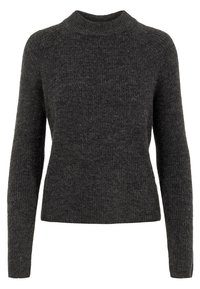PCELLEN O-NECK  - Neule - dark grey melange
