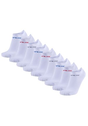 UNISEX 9 PACK LOGO EINFARBIG - Calzini - weiß