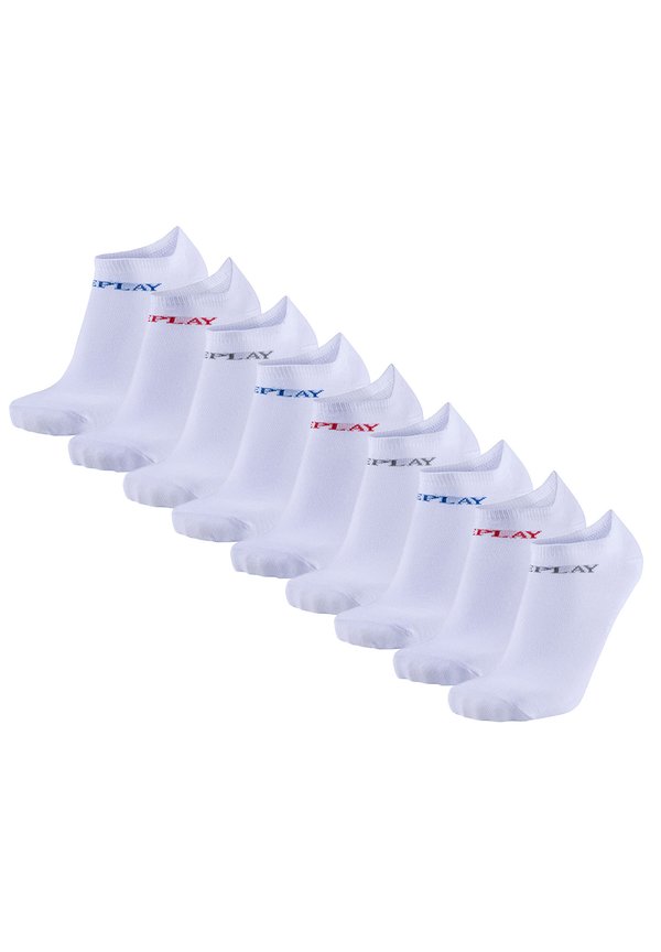 UNISEX 9 PACK LOGO EINFARBIG - Füßlinge - weiß