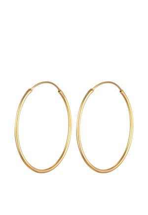 Elli BASIC HOOPS CLASSIC - Ohrringe - gold-coloured