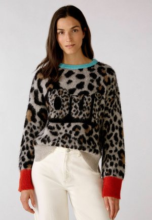 IM LEO - Jumper - black camel
