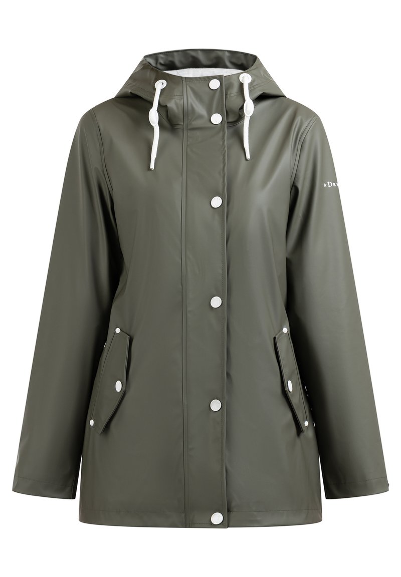 dreimaster Regenjas olijfgroen dreimaster Regenjas olijfgroen