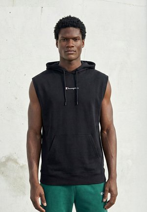Champion SLEEVELESS HOODIE - Trükipildiga T-särk - black