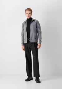 BOSS SKAZ  - Felpa con zip - dark beige