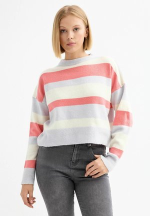 PERKINS OVERSIZE RAYAS - Jersey de punto - multicolor