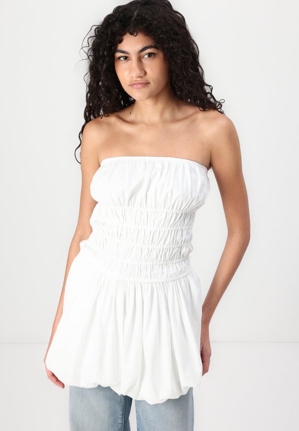 Strapless Bubble Mini Dress - Day dress2