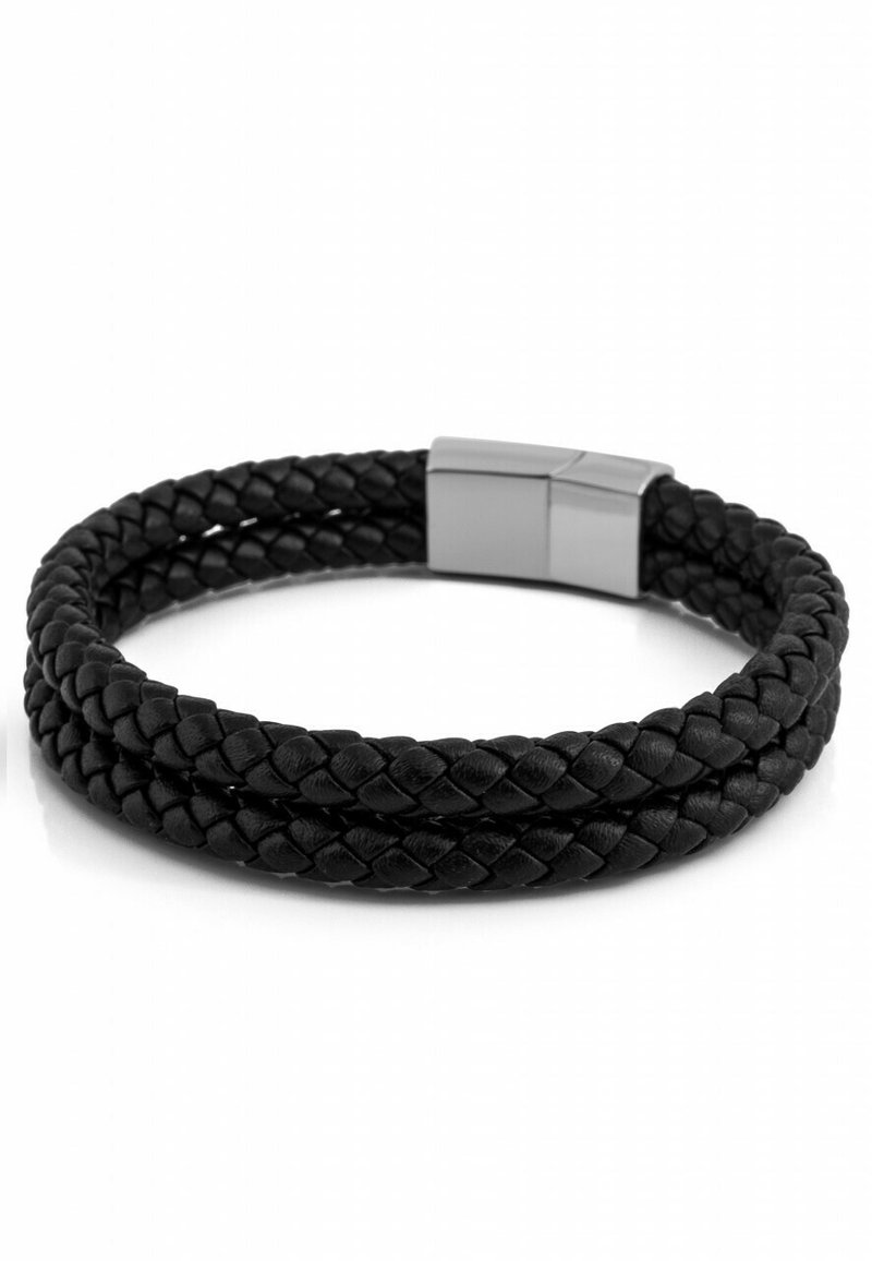 Herren Halsketten | Akitsune SIMPLICITAS Armband silver black/schwarz meliert - BS88895 Herren Halsketten | Akitsune SIMPLICITAS Armband silver black/schwarz meliert - BS88895