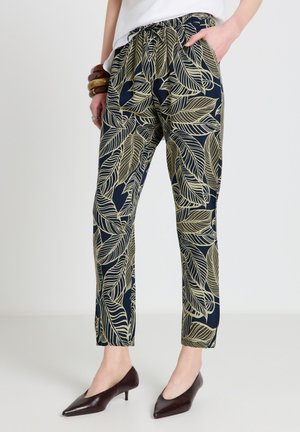 Calliope, PANTALONE LUNGO FANTASIA - Pantaloni - var blu notte