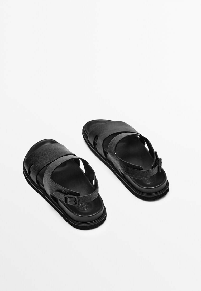 massimo dutti black sandals
