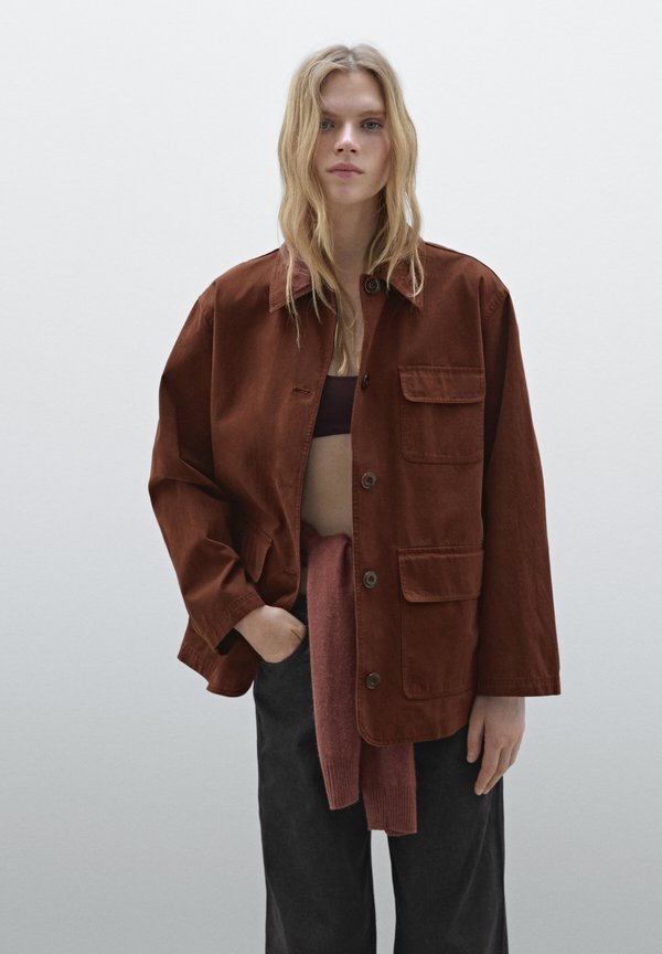 Kurzmantel bordeaux Produktdetails