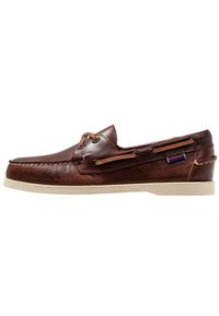 Sebago - DOCKSIDES PORTLAND  - Laiviņas - brown Miniatūras attēls 1