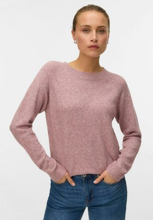VMDOFFY O-NECK  - Pulover - rose brown