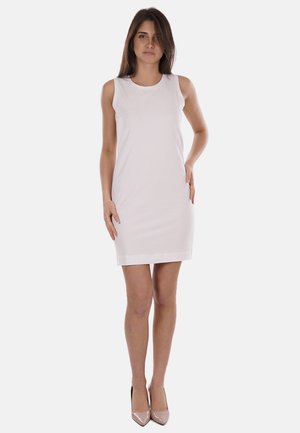 Vestito di maglina - bianco
