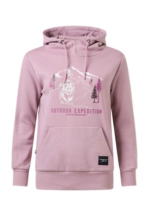 Swedemount, FOREST HOOD W - Φούτερ με κουκούλα - pale mauve bear