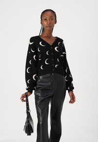 Noisy May NMCHARLOTT V-NECK CARDIGAN - Gilet - black