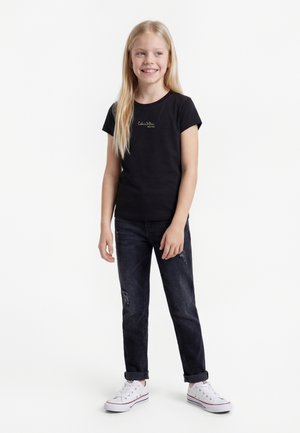 Calvin Klein Jeans SIGNATURE  - Navadna majica - black