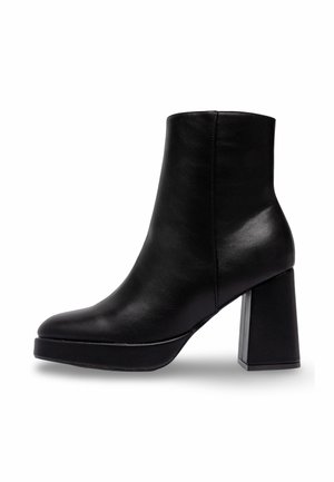 Bottines à plateau - noir