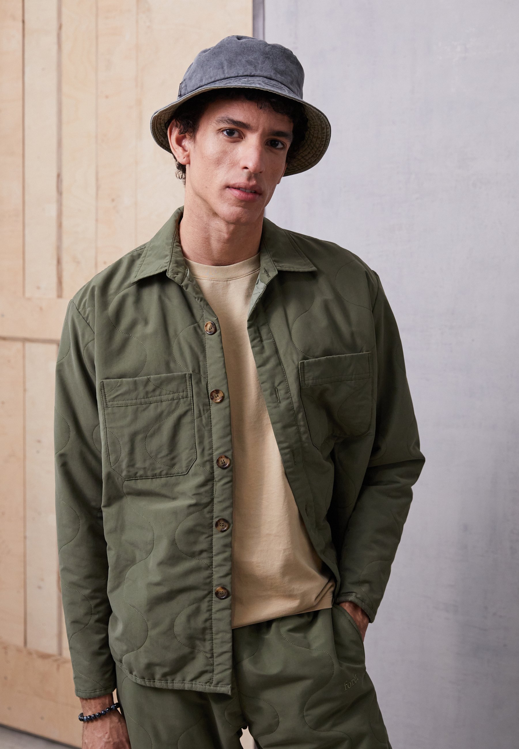 forét SHEAR QUILTED OVERSHIRT - Lengva 