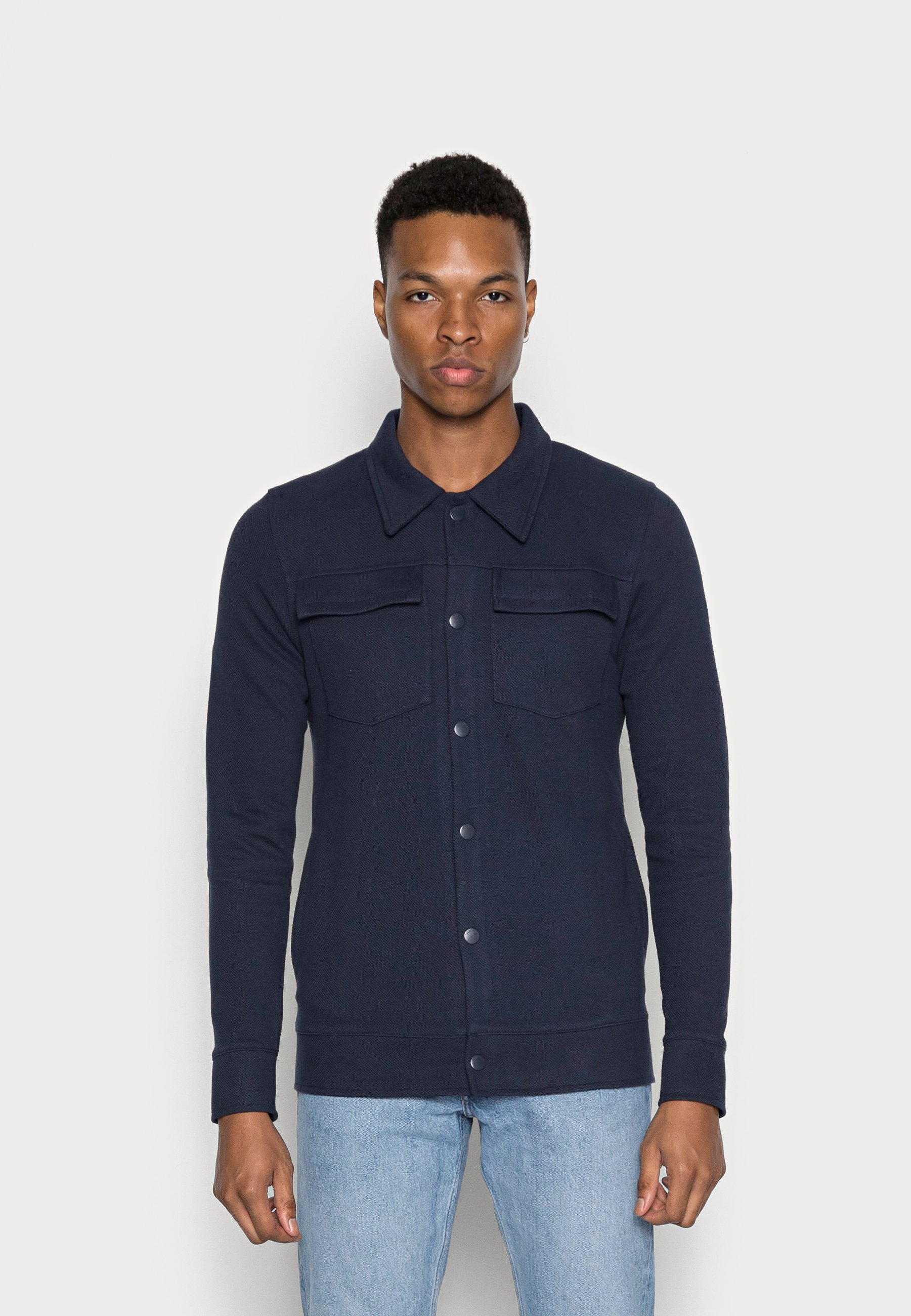 Jack & Jones PREMIUM Camicia - navy blazer/blu scuro