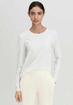 hessnatur WÄSCHE LANGARM - Nachtwäsche Shirt - naturweiss
