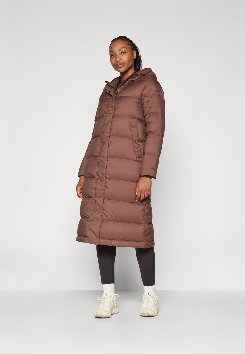 Patagonia SILENT LONG PARKA - Kaput ispunjen paperjem - molasses brown