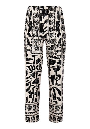 YOEK, PRINT - Stoffhose - weiß