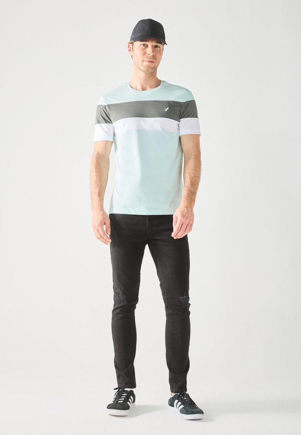 Print T-shirt - teal3